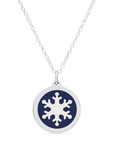 ORIGINAL SNOWFLAKE CHARM in sterling silver with rhodium plate