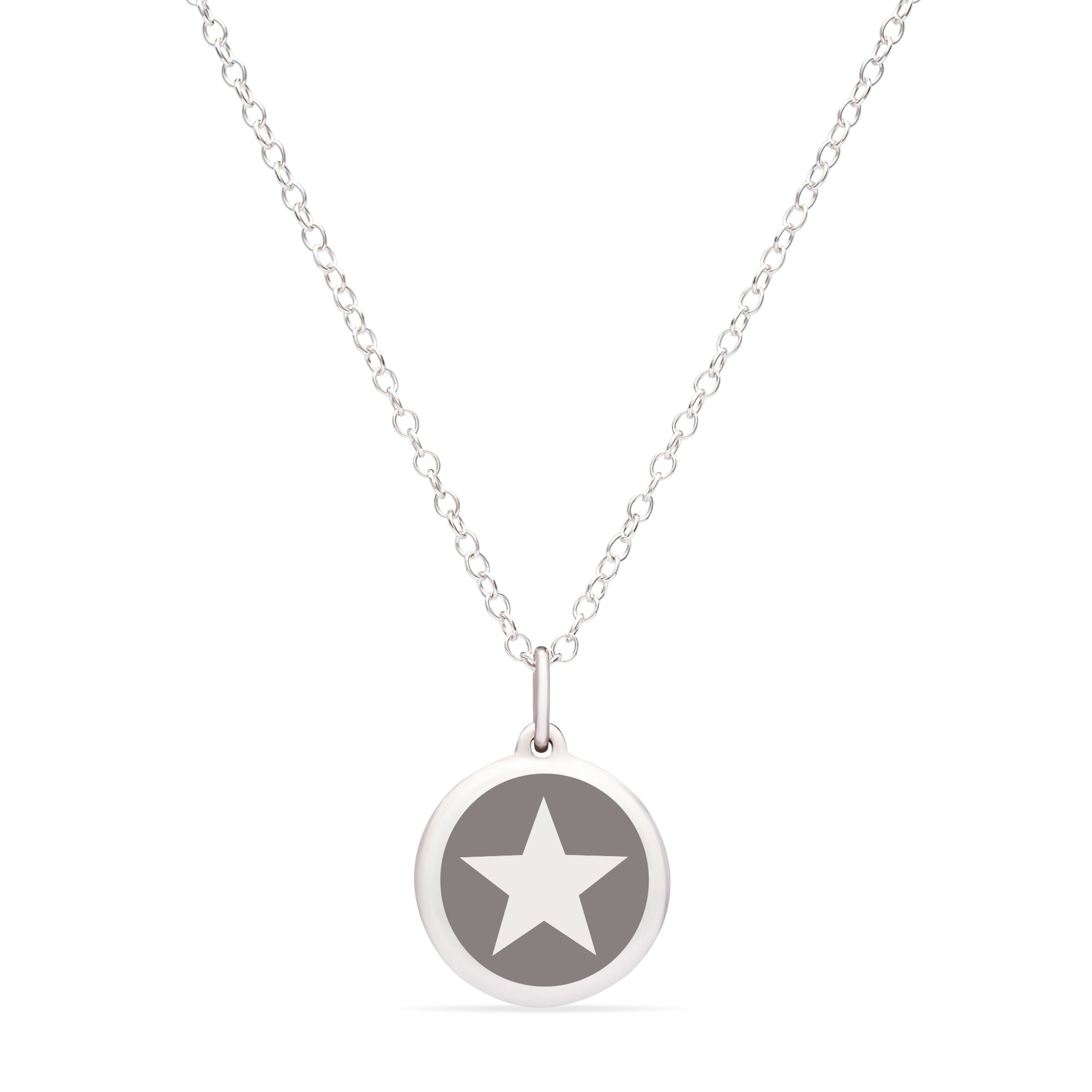 MINI STAR CHARM sterling silver with rhodium plate