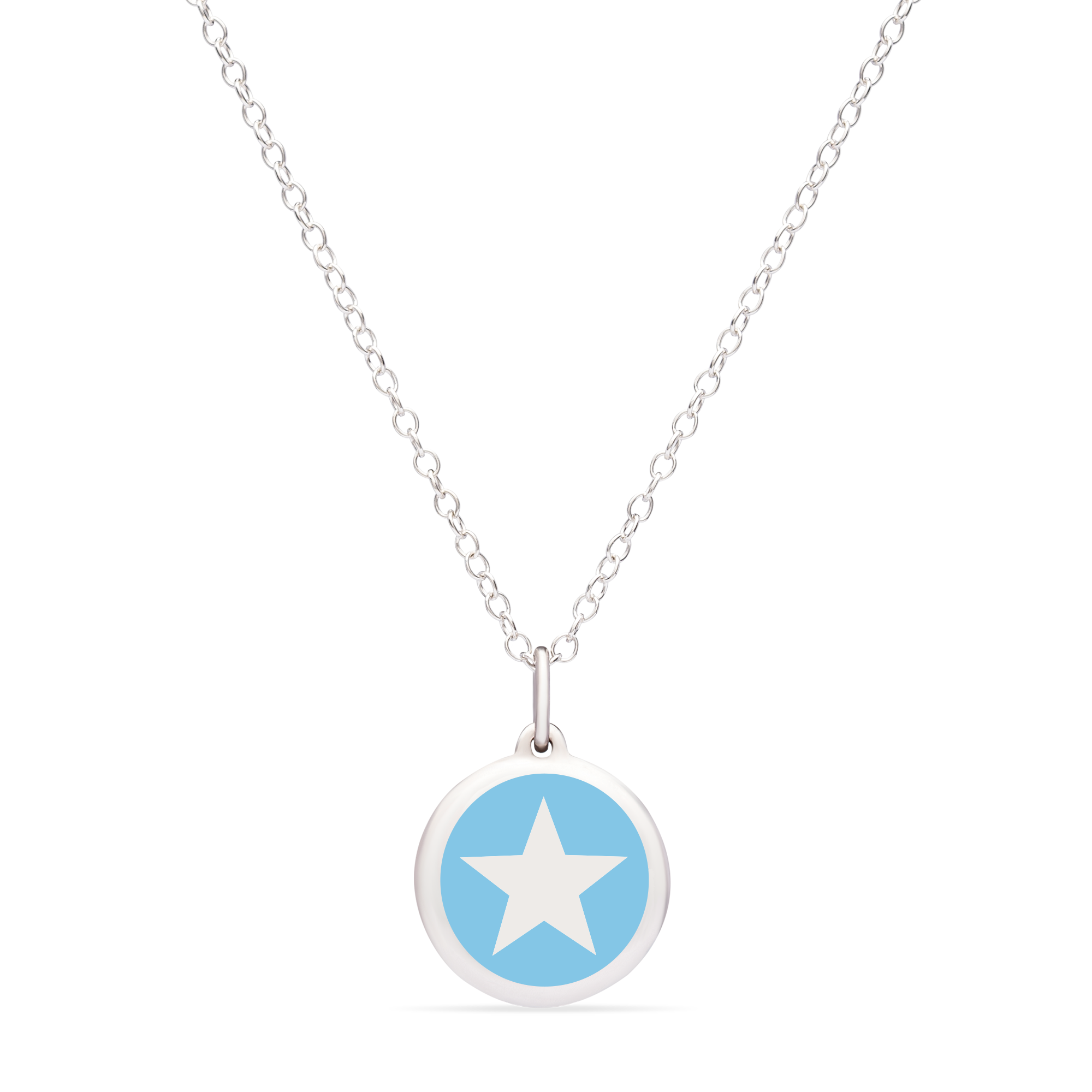 MINI STAR CHARM sterling silver with rhodium plate