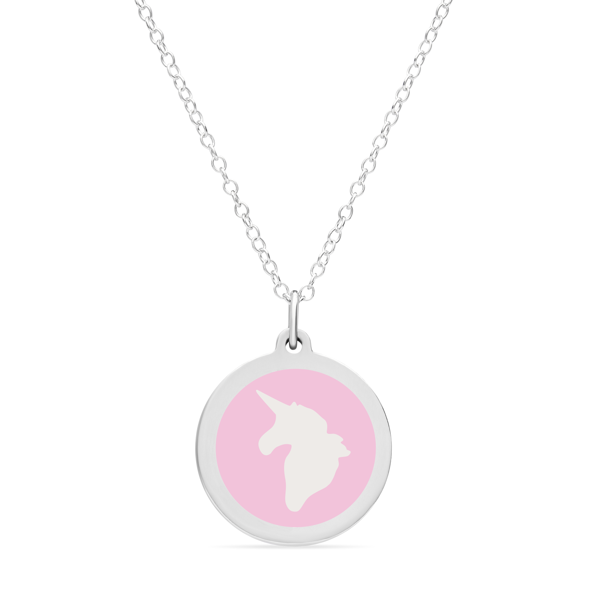 ORIGINAL UNICORN CHARM in sterling silver with rhodium plate