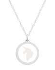 ORIGINAL UNICORN CHARM in sterling silver with rhodium plate