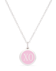 MINI XO CHARM sterling silver with rhodium plate
