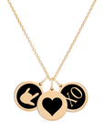 I LOVE YOU NECKLACE 14k gold vermeil