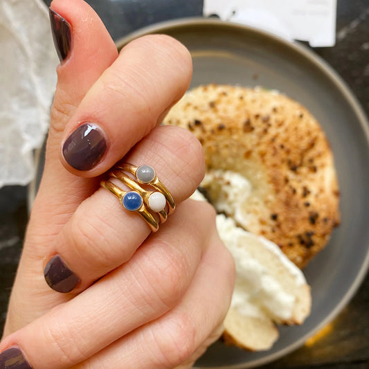 MYSTERY COMBO PERFECT STACKING RINGS in 14k gold vermeil