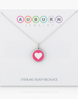 MINI HEART CHARM sterling silver with rhodium plate