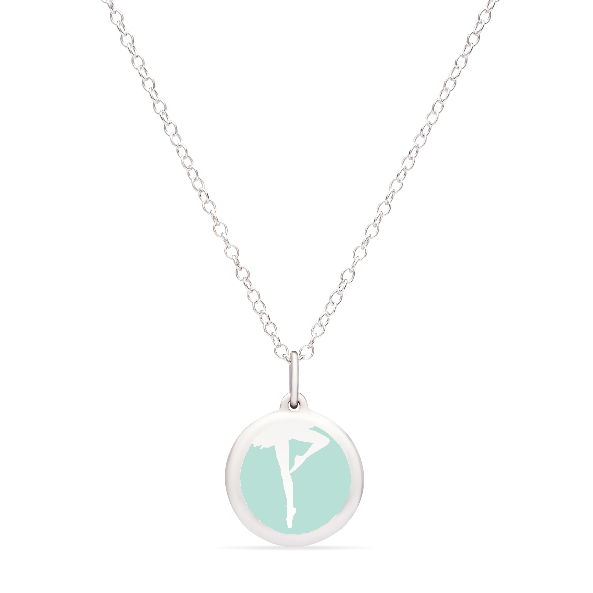MINI BLYTHEDALE BALLERINA CHARM sterling silver and rhodium plate
