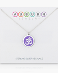 ORIGINAL OM CHARM in sterling silver with rhodium plate