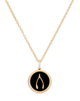 MINI WISHBONE CHARM 14k gold vermeil