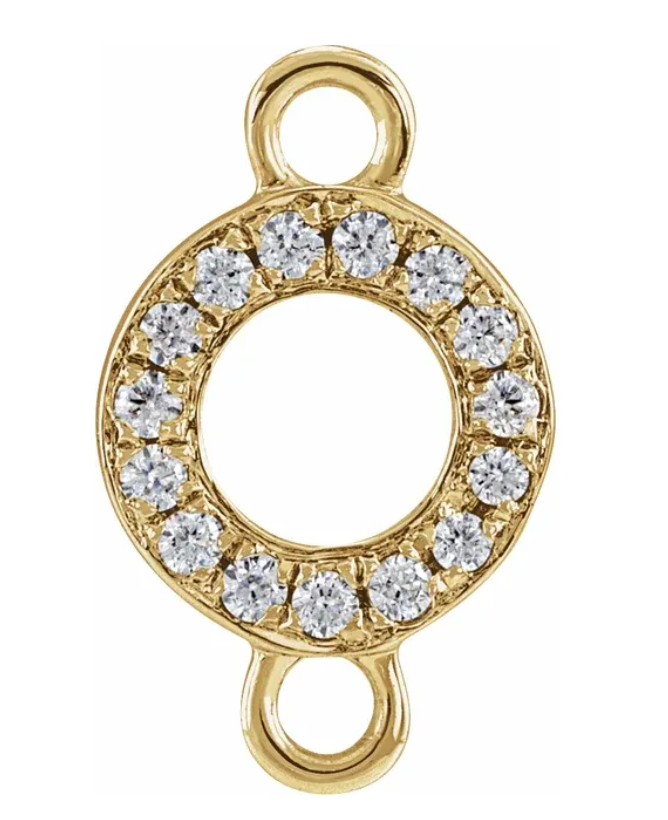 NEW! Solid 14k Gold + Diamond Letters