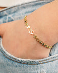 Golden Disc Bracelet