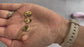 MINI SMIRKY FACE CHARM 14k gold vermeil