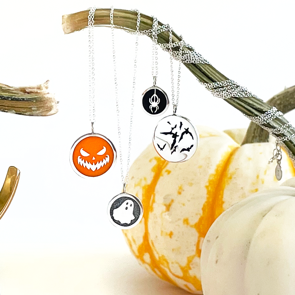 BESPOKE HALLOWEEN CHARMS in sterling silver and enamel