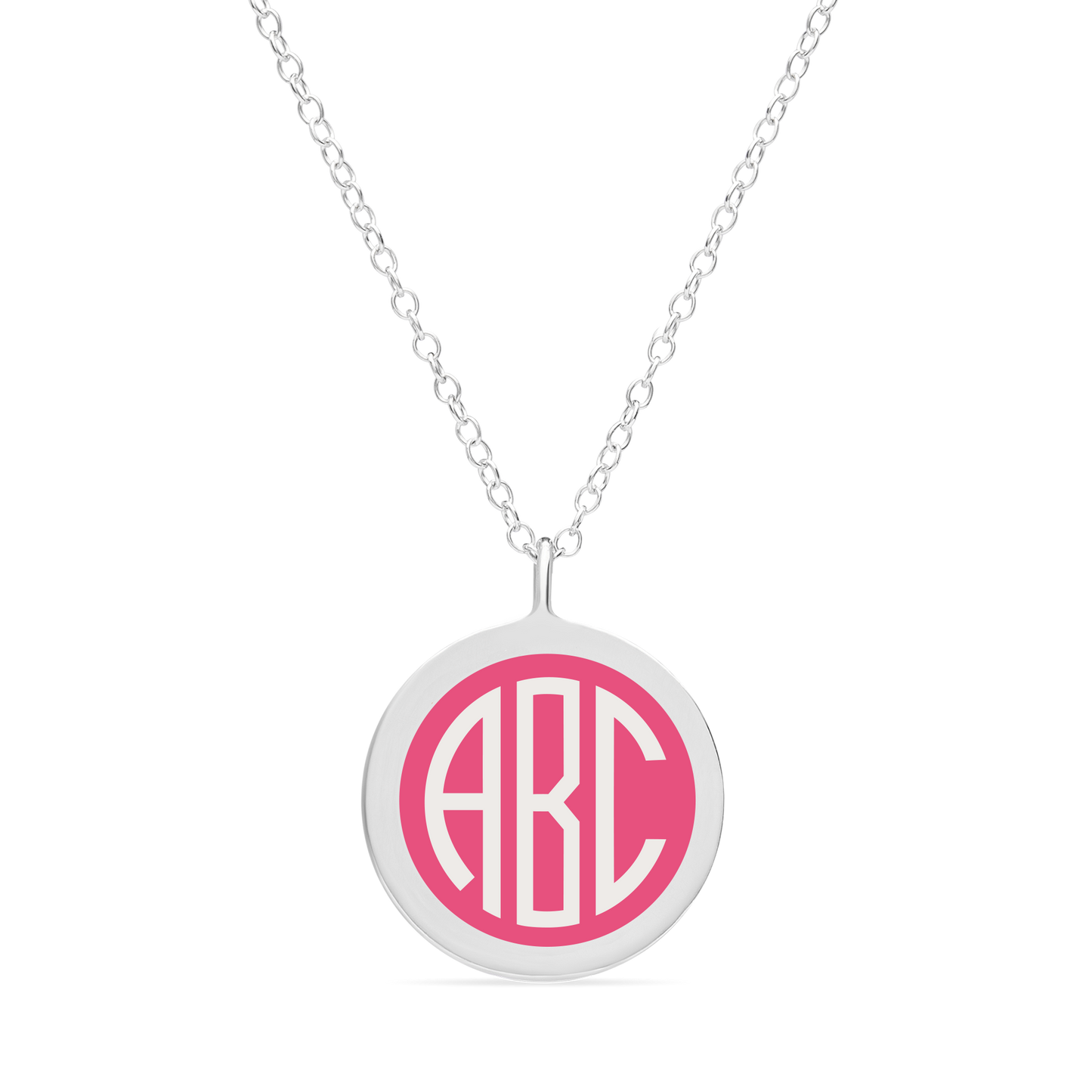 BESPOKE ORIGINAL MONOGRAM CHARM in sterling silver