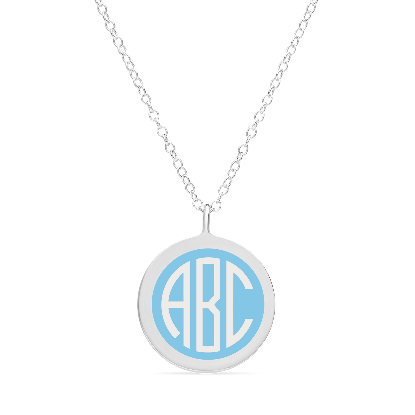 BESPOKE ORIGINAL MONOGRAM CHARM in sterling silver