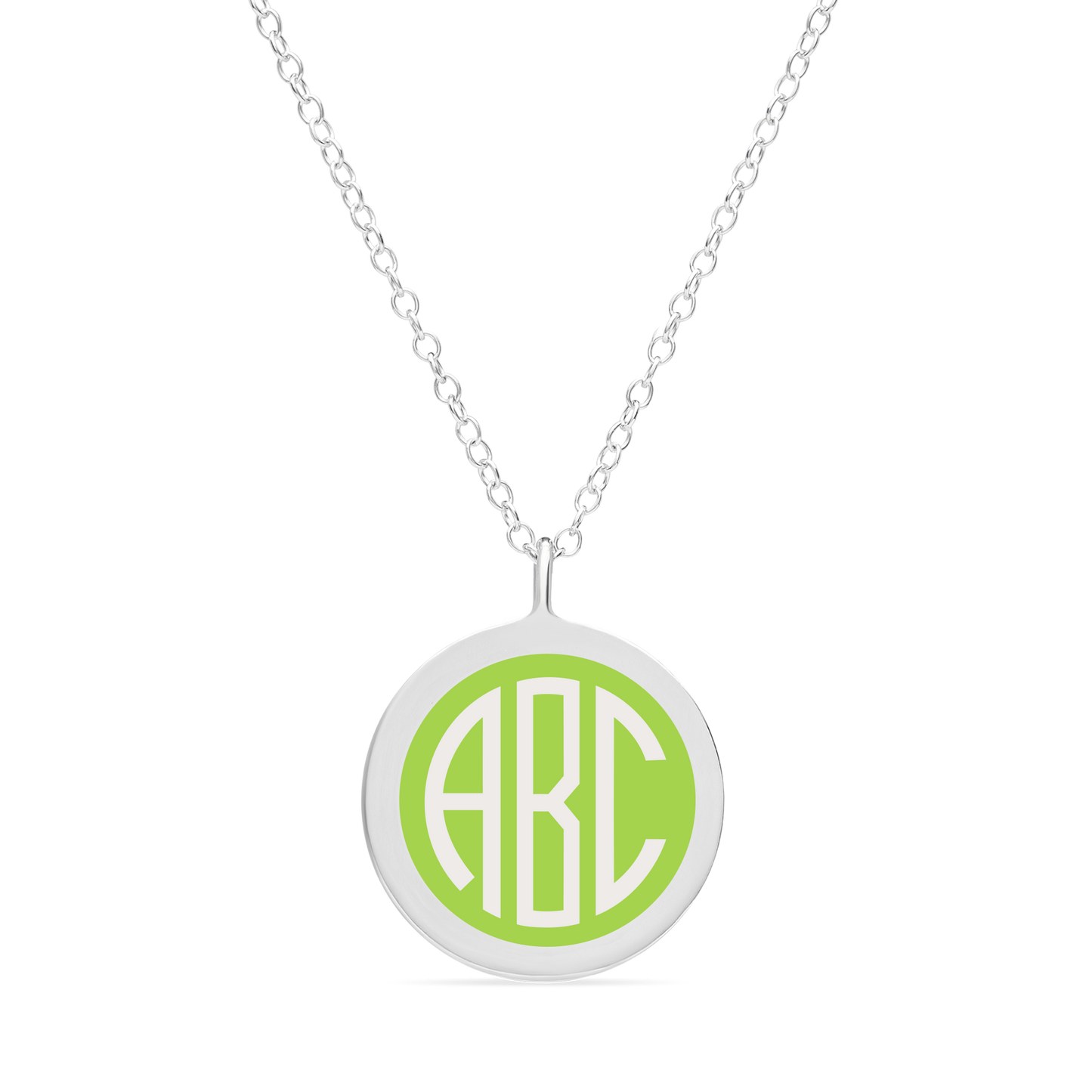 BESPOKE ORIGINAL MONOGRAM CHARM in sterling silver