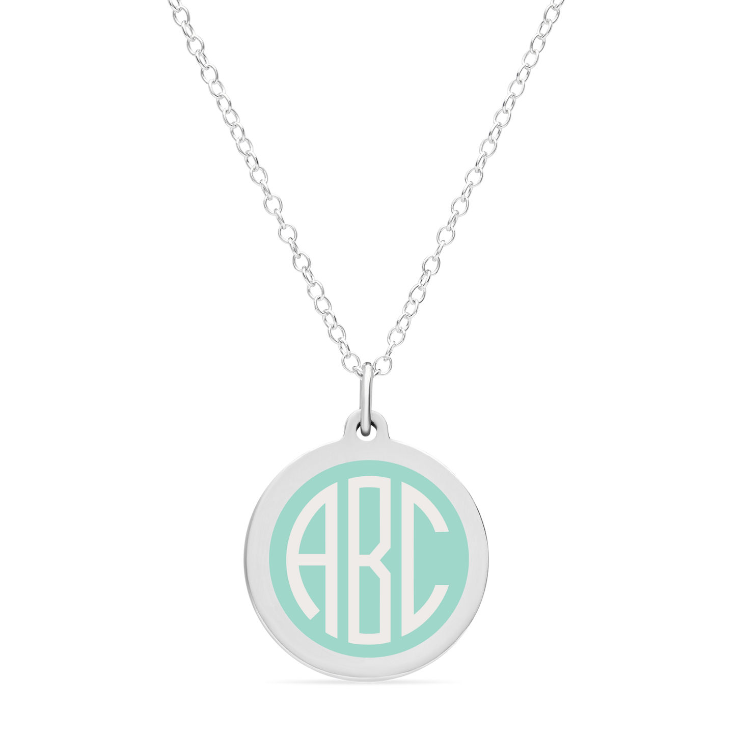 BESPOKE ORIGINAL MONOGRAM CHARM in sterling silver