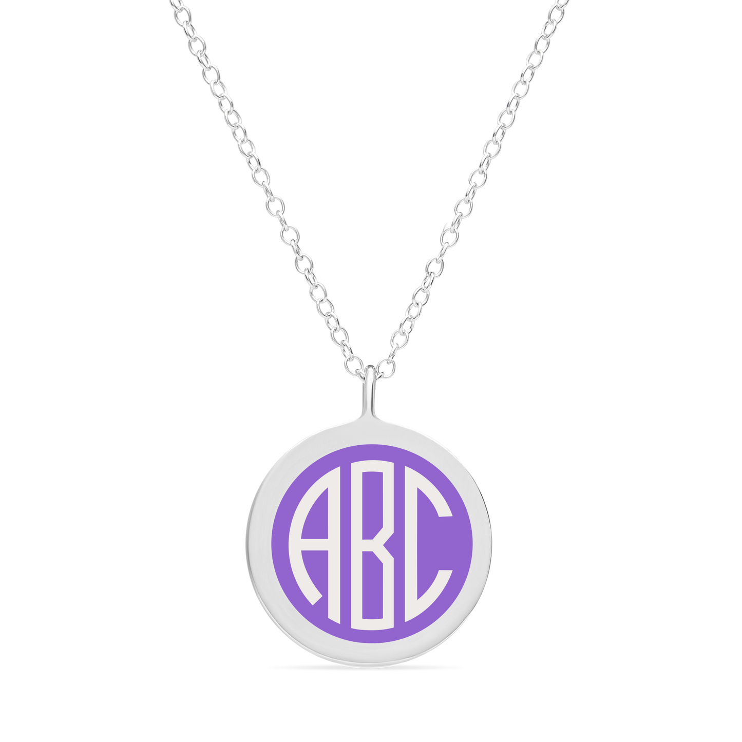 BESPOKE ORIGINAL MONOGRAM CHARM in sterling silver