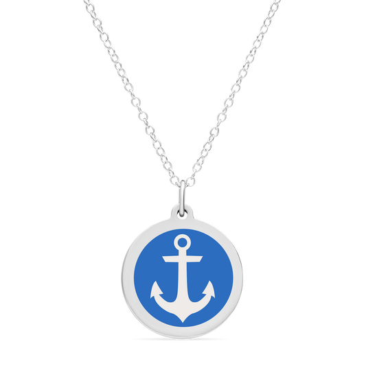 ORIGINAL ANCHOR CHARM in sterling silver with rhodium plate