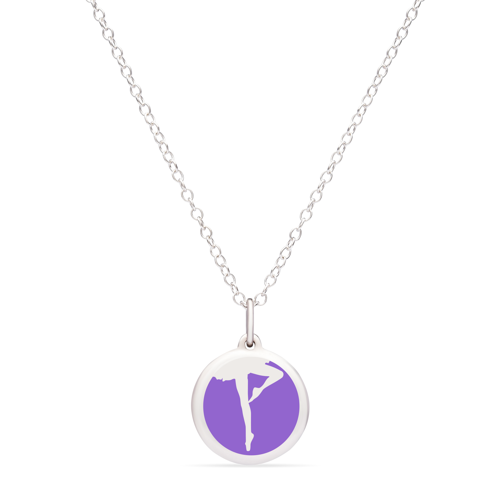 MINI BALLERINA CHARM sterling silver and rhodium plate