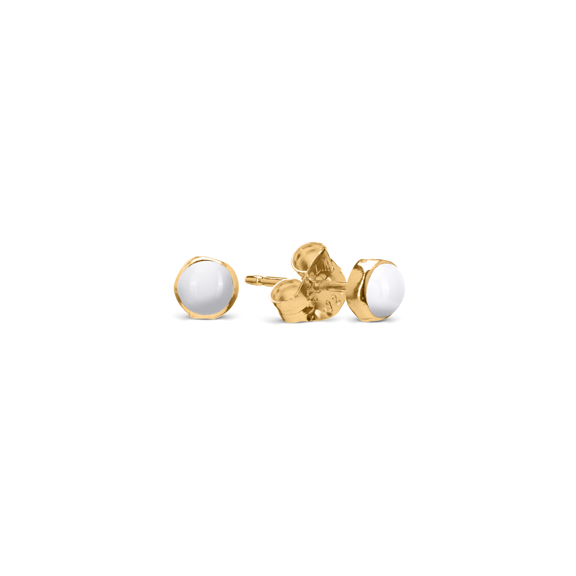 THE PERFECT STUD in 14k gold vermeil