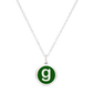 MINI INITIAL 'g' CHARM sterling silver with rhodium plate