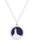 ORIGINAL LIGHTHOUSE CHARM in sterling silver with rhodium plate