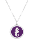 ORIGINAL SEAHORSE CHARM in sterling silver with rhodium plate