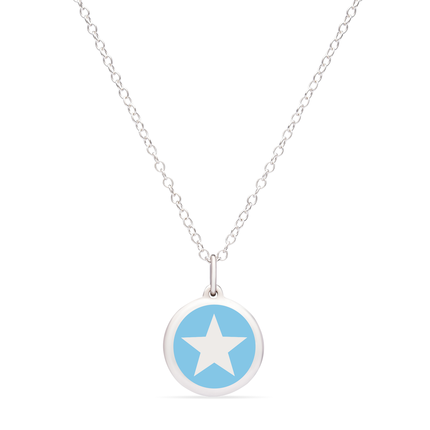 MINI STAR CHARM sterling silver with rhodium plate
