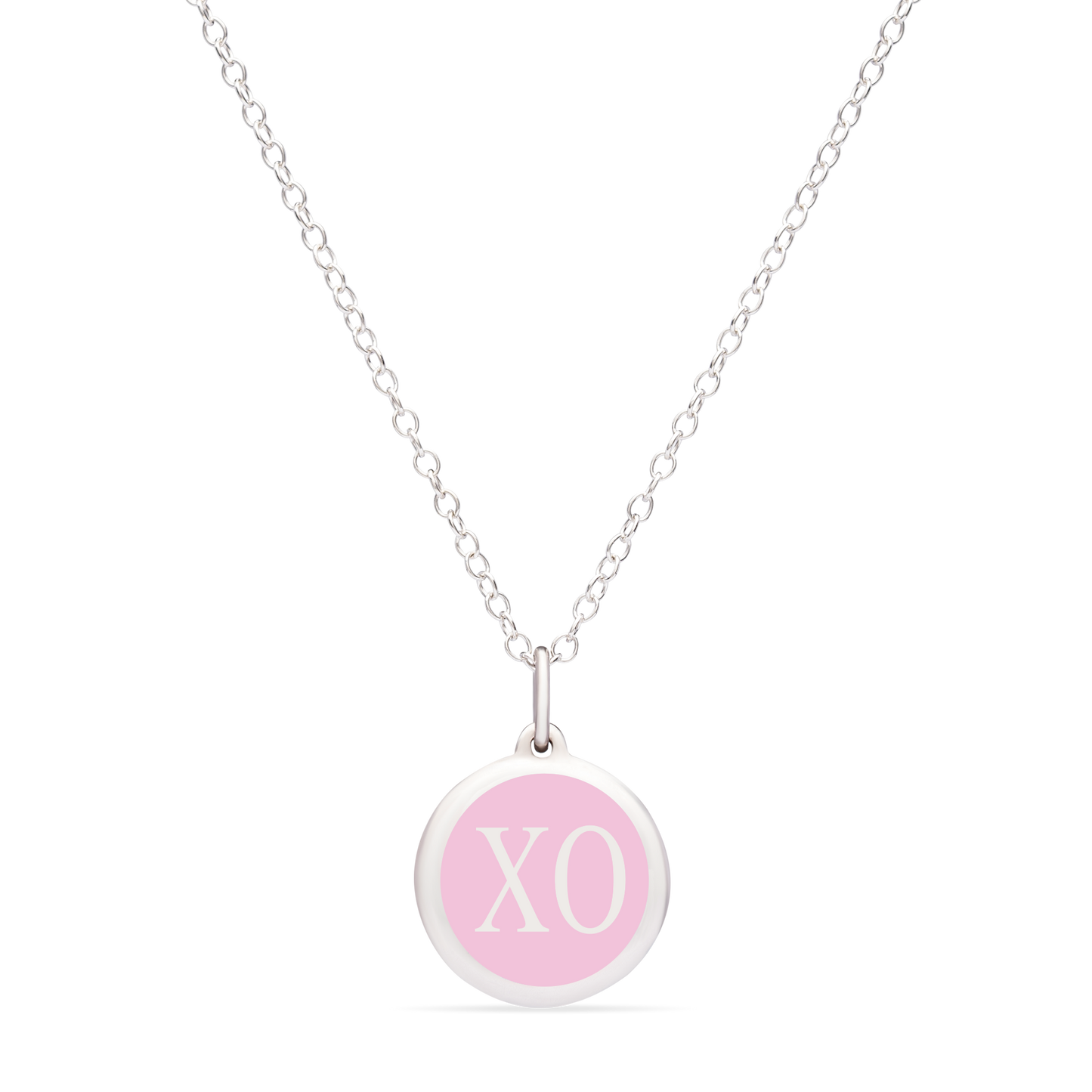 MINI XO CHARM sterling silver with rhodium plate