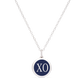 MINI XO CHARM sterling silver with rhodium plate