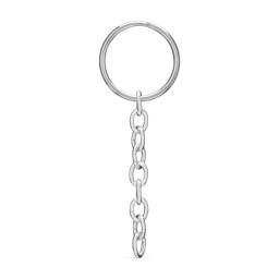 KEYCHAIN sterling silver and silver plate – Auburn Jewelry