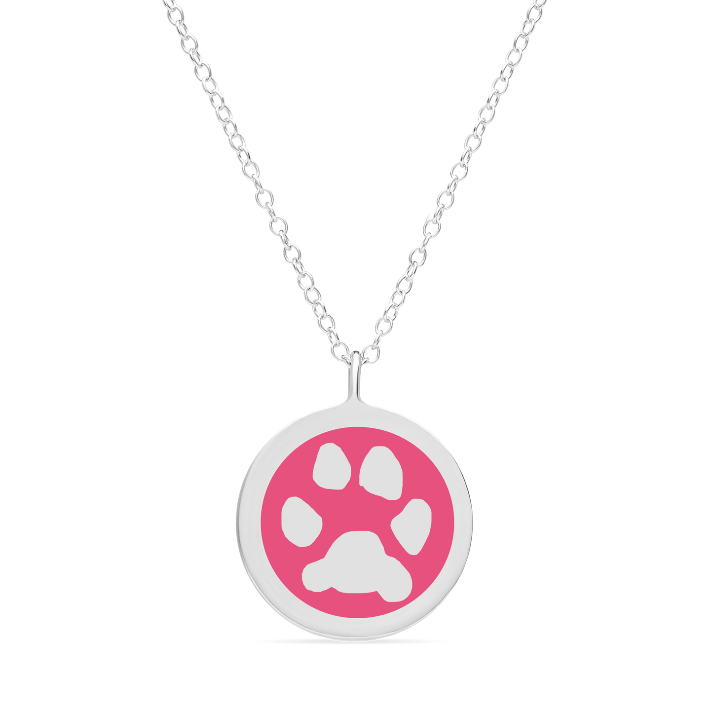 ORIGINAL CUSTOM PAW PRINT CHARM in sterling silver