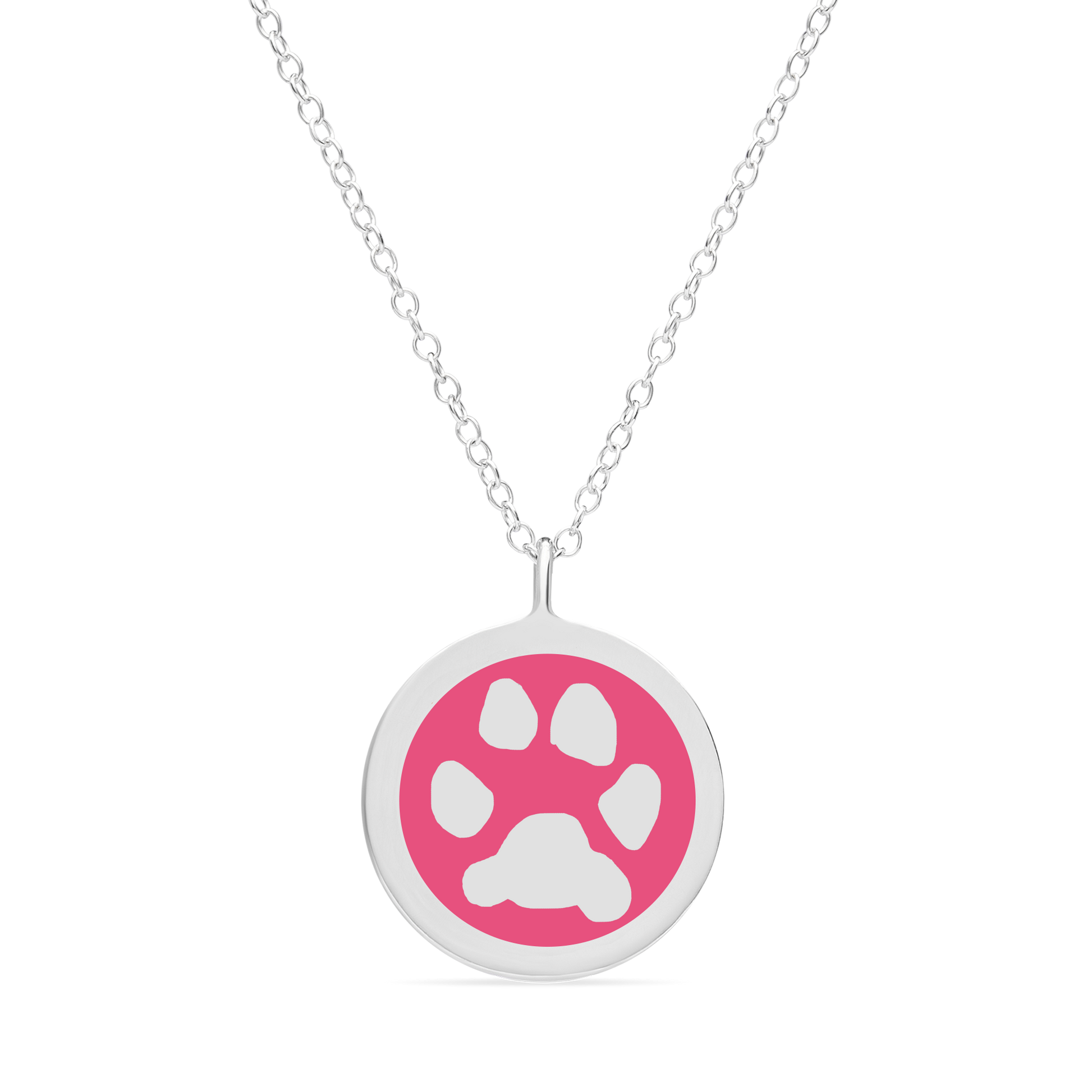 Custom Dog Bone Memorial Necklace With 925 Sterling Silver Paw Print Charm  – Memorial Necklace With Personalized Names For Dog Lovers – Pet Jewelry –  Yaxa Store