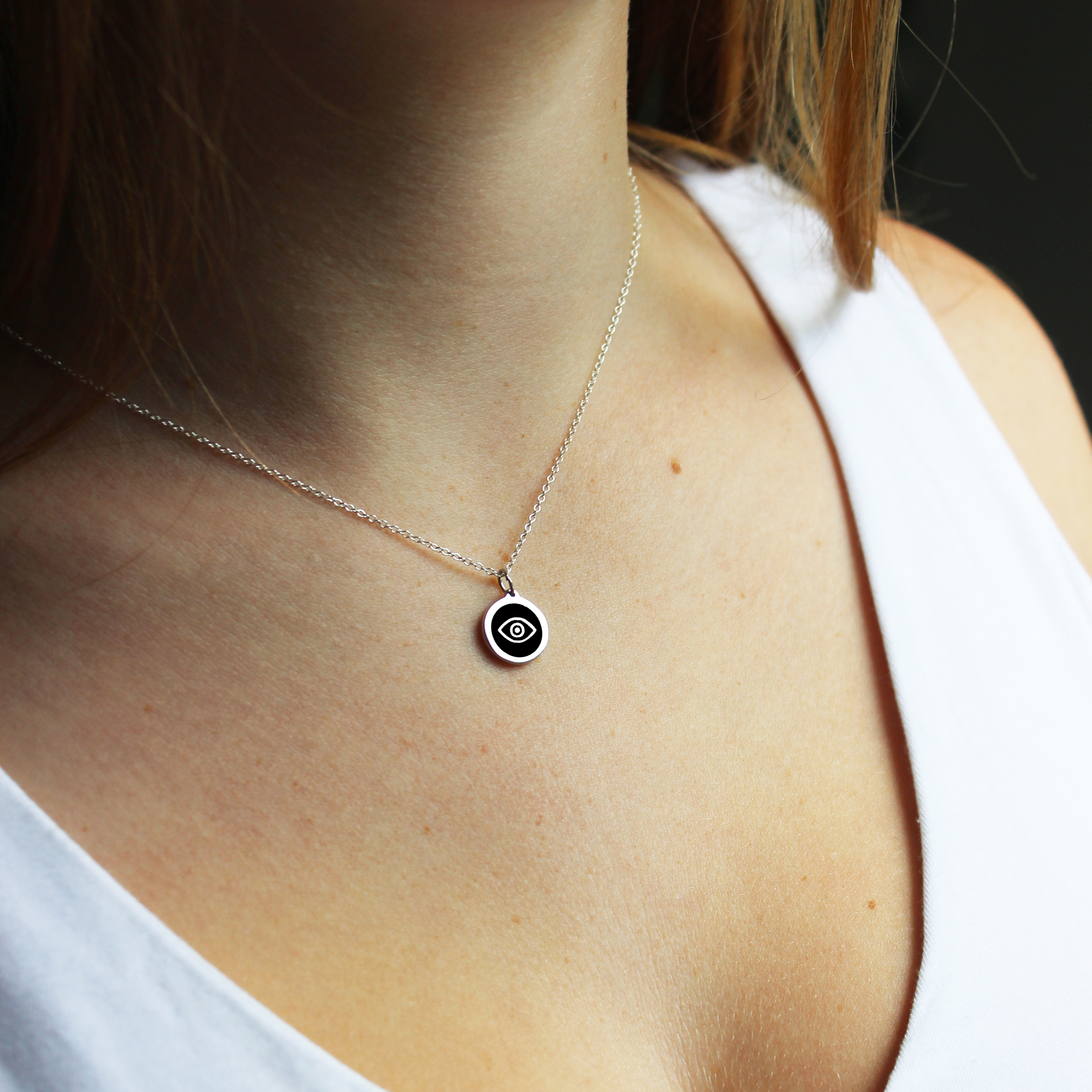 Evil eye 2025 charms sterling silver