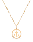 MINI ANCHOR CHARM 14k gold vermeil