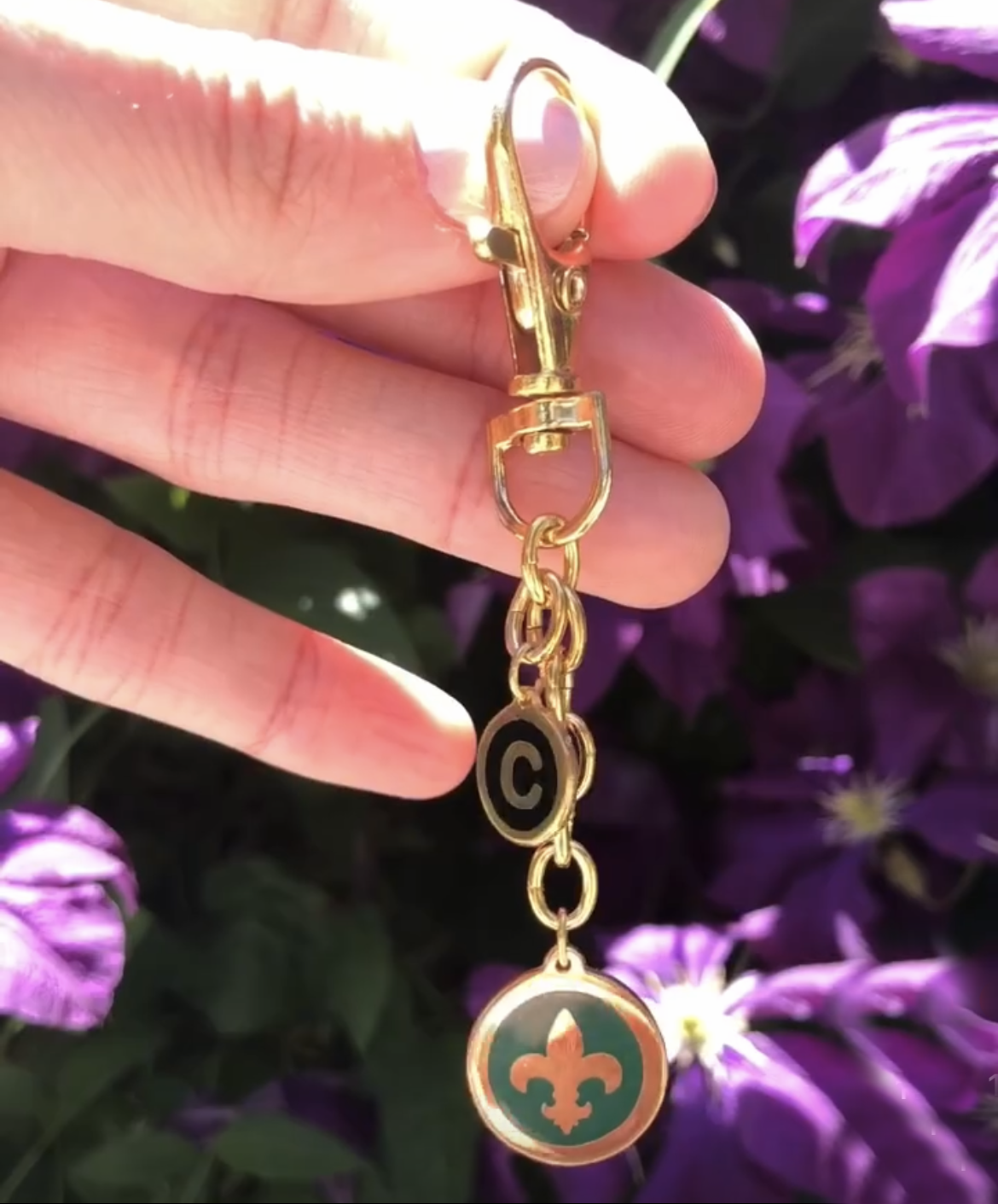 BAG CHARM sterling silver or gold plate – Auburn Jewelry