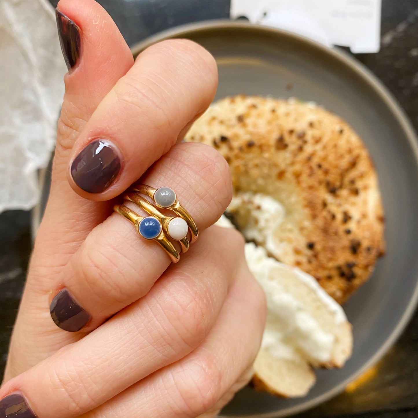 PERFECT STACKING RINGS in 14k gold vermeil